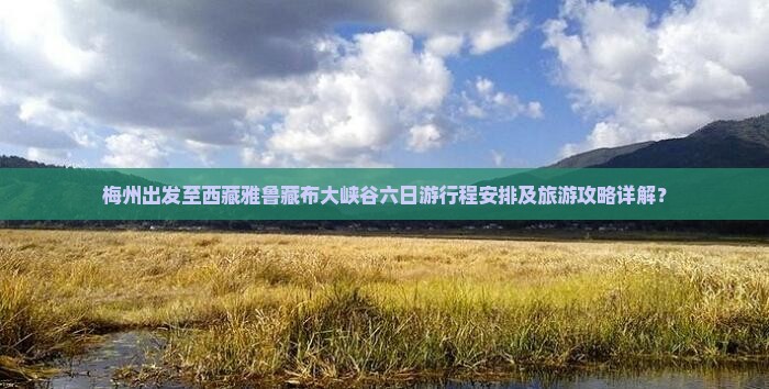 梅州去西藏雅鲁藏布大峡谷六日游