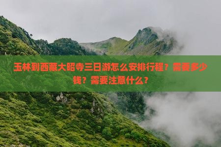 玉林到西藏大昭寺三日游