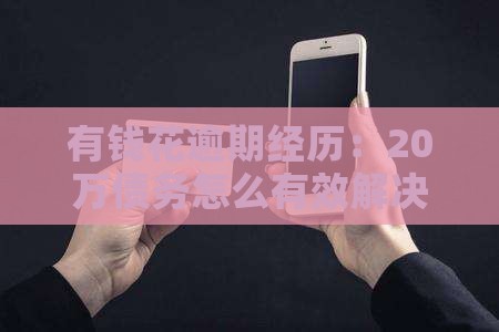 有钱花逾期经历：20万债务怎么有效解决