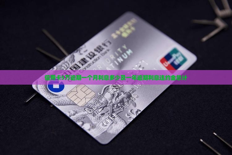 信用卡5万逾期一个月利息多少及一年逾期利息违约金总计