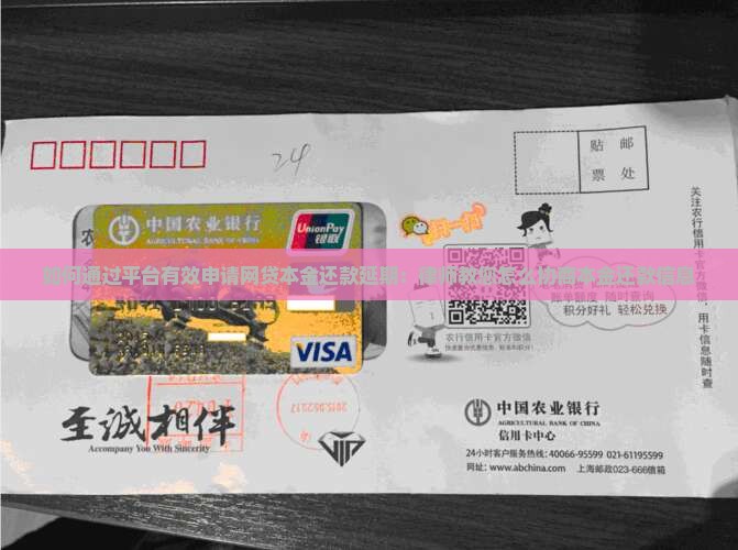 如何通过平台有效申请网贷本金还款延期：律师教您怎么协商本金还款信息