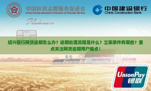 绍兴银行网贷逾期怎么办？逾期处理流程是什么？立案条件有哪些？重点关注网贷逾期用户痛点！