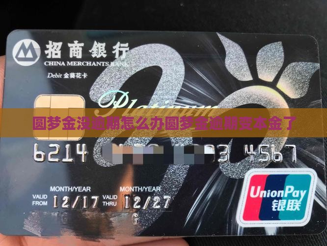 圆梦金没逾期怎么办圆梦金逾期变本金了