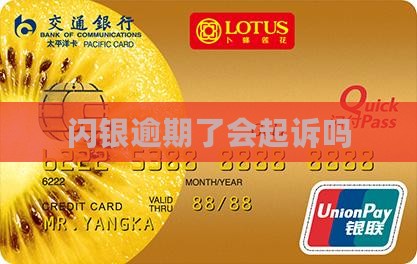 闪银逾期了会起诉吗