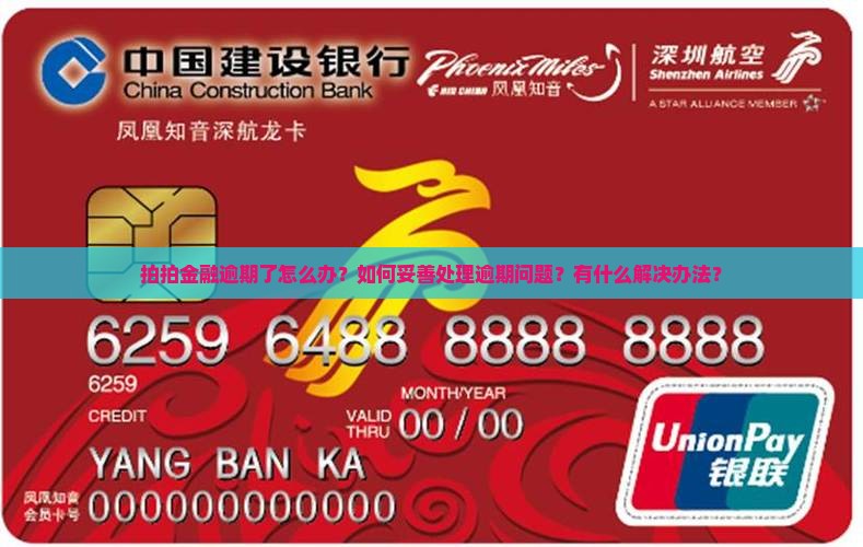 拍拍金融逾期了怎么办？如何妥善处理逾期问题？有什么解决办法？