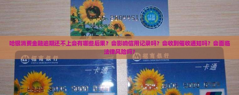 哈银消费金融逾期还不上会有哪些后果？会影响信用记录吗？会收到催收通知吗？会面临法律风险吗？
