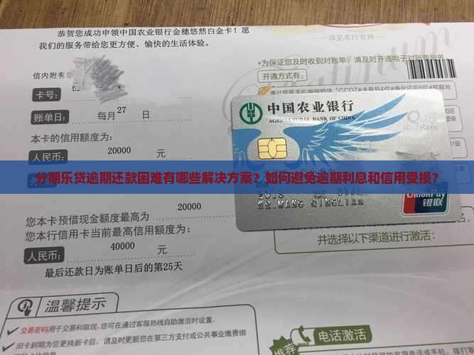 分期乐贷逾期还款困难有哪些解决方案?如何避免逾期利息和信用受损? 分期乐贷逾期还款困难有哪些解决方案?如何避免逾期利息和信用受损?