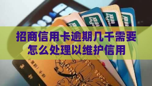招商信用卡逾期几千需要怎么处理以维护信用