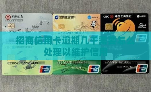 招商信用卡逾期几千需要怎么处理以维护信用