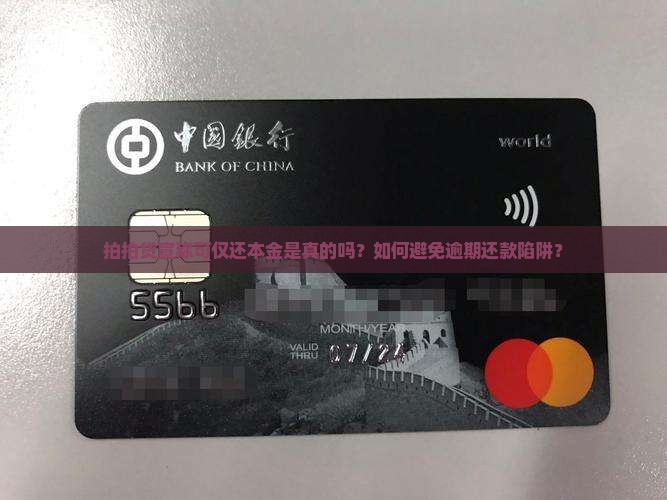 拍拍贷宣称可仅还本金是真的吗？如何避免逾期还款陷阱？