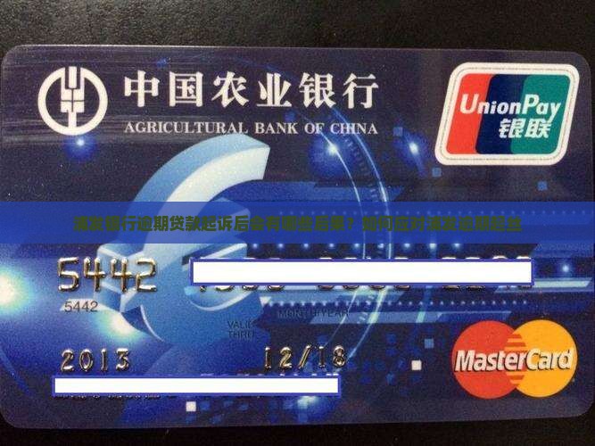 浦发银行逾期贷款起诉后会有哪些后果？如何应对浦发逾期起丝
