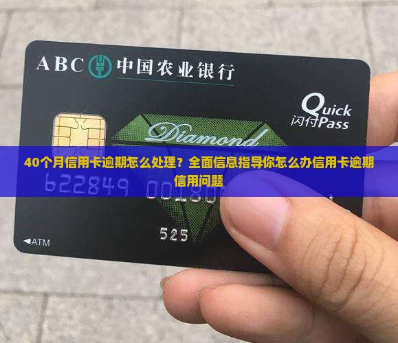 40个月信用卡逾期怎么处理？全面信息指导你怎么办信用卡逾期信用问题
