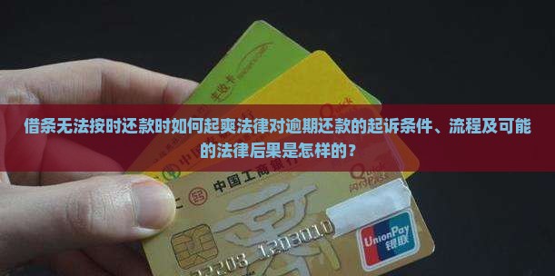 借条无法按时还款时如何起爽法律对逾期还款的起诉条件、流程及可能的法律后果是怎样的？