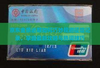京东金条逾期如何巧妙规避征信记录，掌握最新攻略与热词技巧