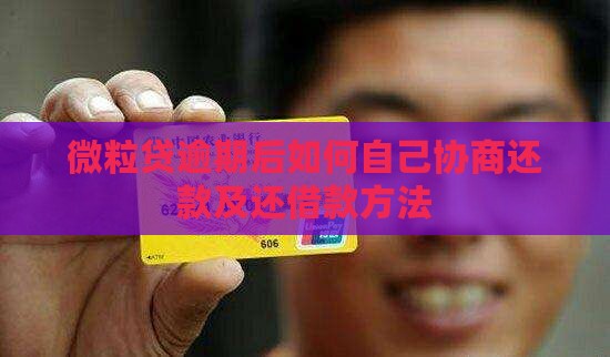 微粒贷逾期后如何自己协商还款及还借款方法