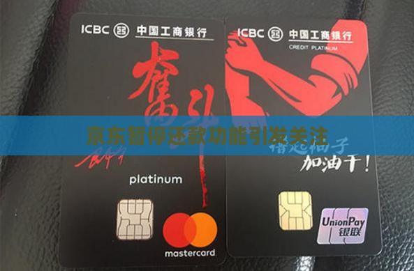 京东暂停还款功能引发关注