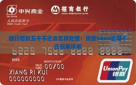 银行借款五千不还会怎样处理：贷款5000逾期不还后果详解