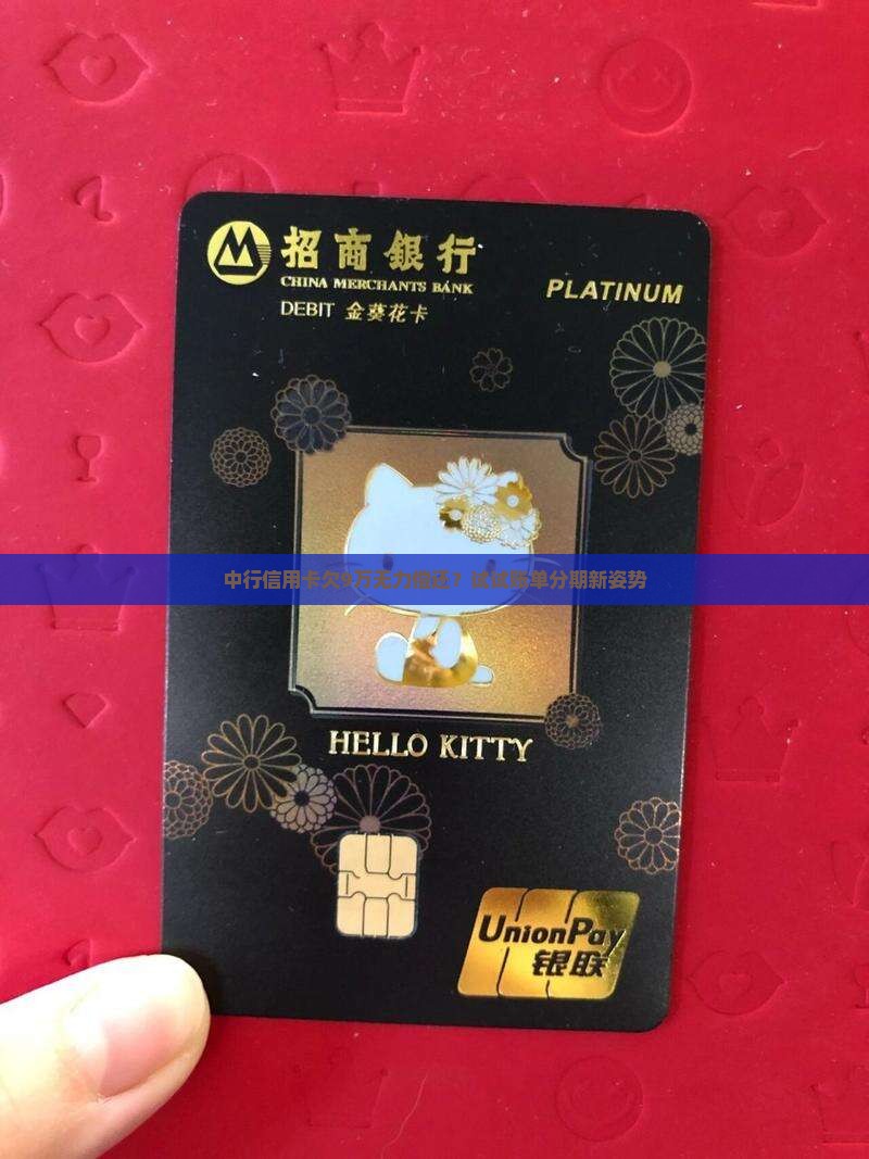 中行信用卡欠9万无力偿还？试试账单分期新姿势