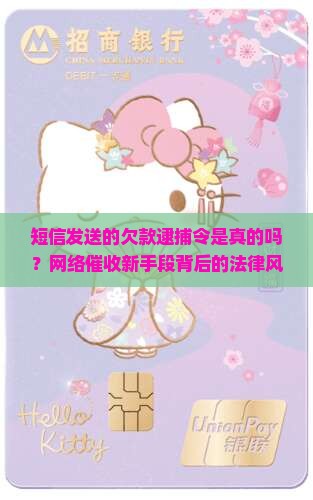 短信发送的欠款逮捕令是真的吗？网络催收新手段背后的法律风险与个人权益保护