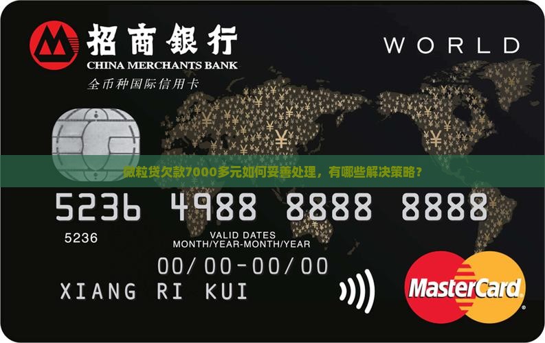 微粒贷欠款7000多元如何妥善处理，有哪些解决策略？