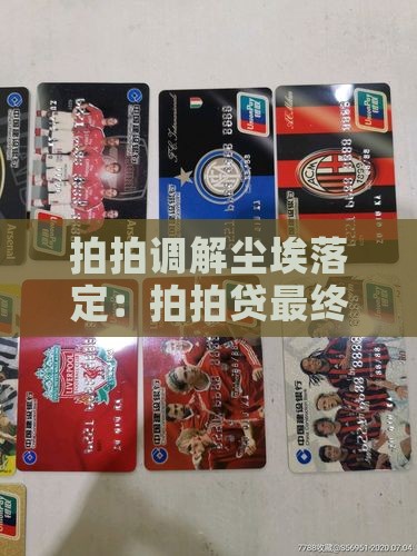 拍拍调解尘埃落定：拍拍贷最终调解方案揭晓