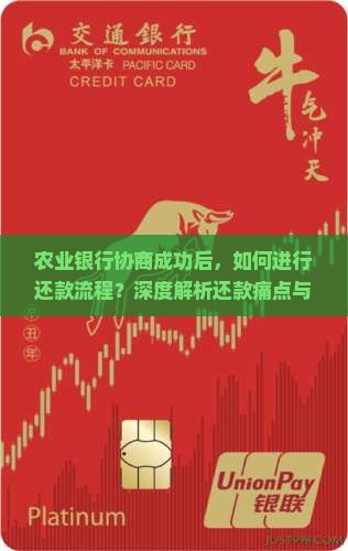 农业银行协商成功后，如何进行还款流程？深度解析还款痛点与热门技巧！