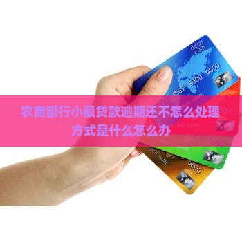 农商银行小额贷款逾期还不怎么处理方式是什么怎么办