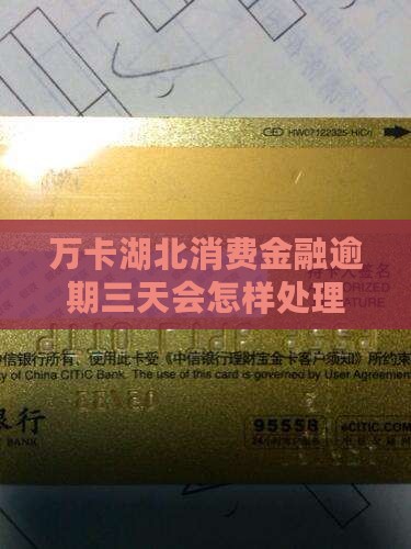 万卡湖北消费金融逾期三天会怎样处理