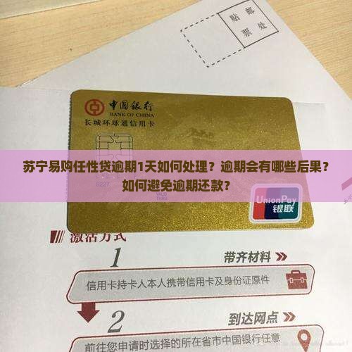 苏宁易购任性贷逾期1天如何处理？逾期会有哪些后果？如何避免逾期还款？