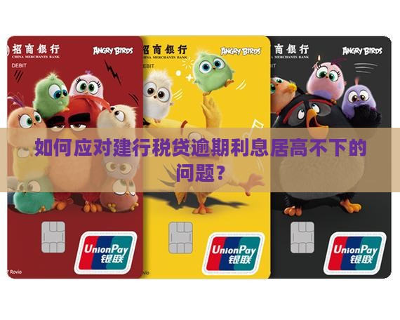 如何应对建行税贷逾期利息居高不下的问题？