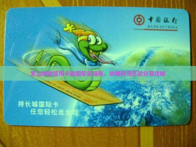 怎么申请信用卡逾期停息挂账，协商网贷还款分期攻略