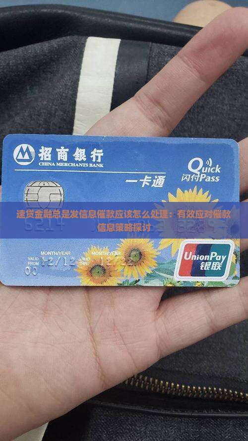 速贷金融总是发信息催款应该怎么处理：有效应对催款信息策略探讨