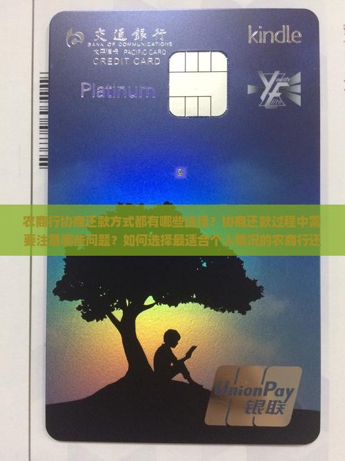 农商行协商还款方式都有哪些选择？协商还款过程中需要注意哪些问题？如何选择最适合个人情况的农商行还款方式？