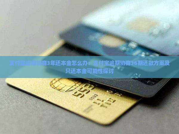 支付宝逾期协商3年还本金怎么办：支付宝逾期协商36期还款方案及只还本金可能性探讨