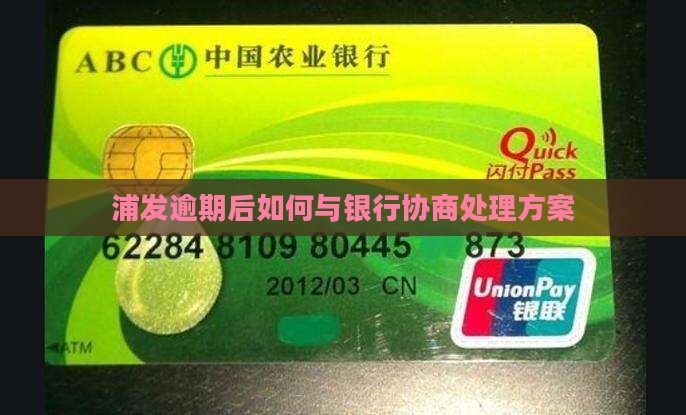 浦发逾期后如何与银行协商处理方案