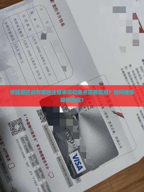贷延期还款有哪些注意事项和痛点需要规避？如何确保操作合规？