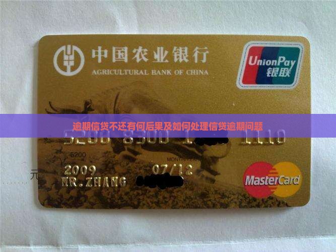 逾期信贷不还有何后果及如何处理信贷逾期问题
