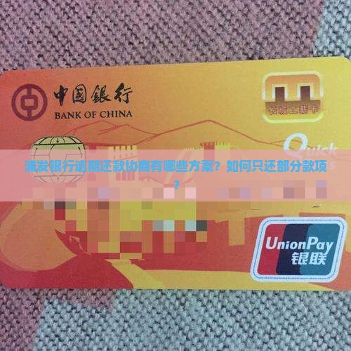 浦发银行逾期还款协商有哪些方案？如何只还部分款项？