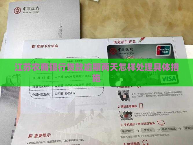 江苏农商银行贷款逾期两天怎样处理具体措施