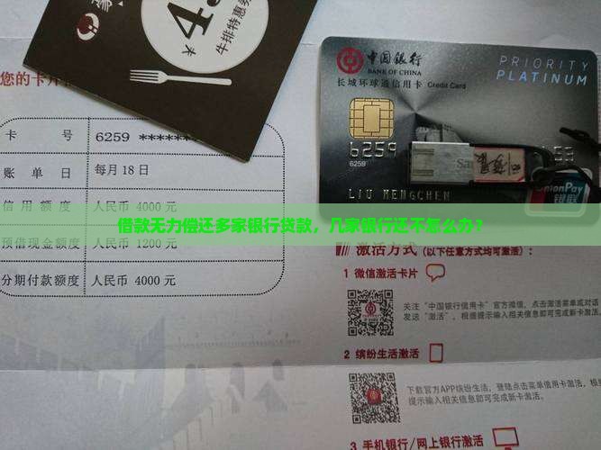 借款无力偿还多家银行贷款，几家银行还不怎么办？