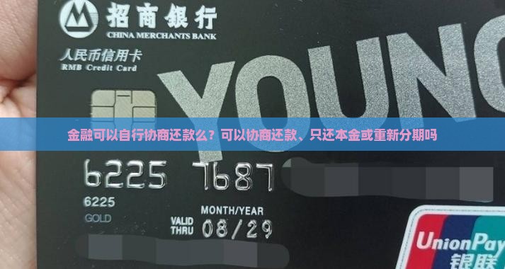 金融可以自行协商还款么？可以协商还款、只还本金或重新分期吗