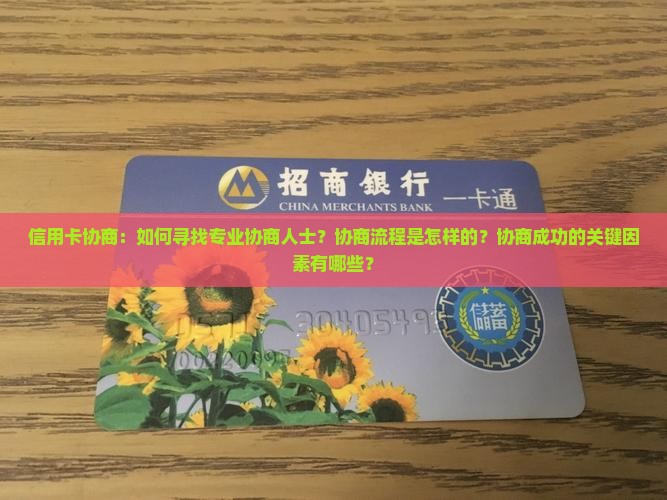 信用卡协商：如何寻找专业协商人士？协商流程是怎样的？协商成功的关键因素有哪些？