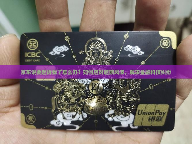 京东说要起诉我了怎么办？如何应对逾期风波，解决金融科技纠纷