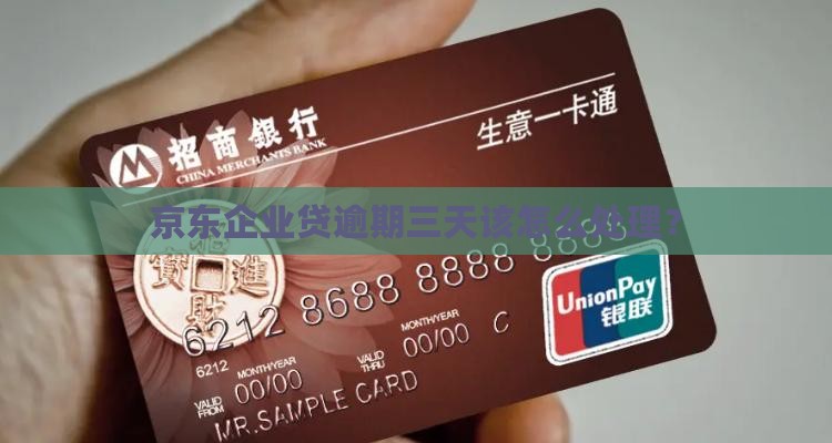 京东企业贷逾期三天该怎么处理？