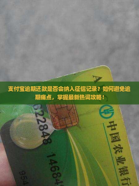 支付宝逾期还款是否会纳入征信记录？如何避免逾期痛点，掌握最新热词攻略！