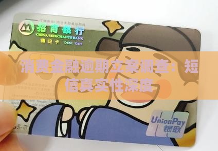消费金融逾期立案调查：短信真实性深度