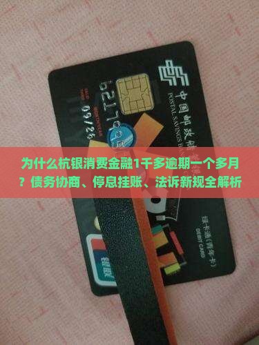 为什么杭银消费金融1千多逾期一个多月？债务协商、停息挂账、法诉新规全解析
