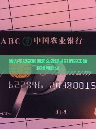 活力花贷款逾期怎么处理才好借的正确途径与建议