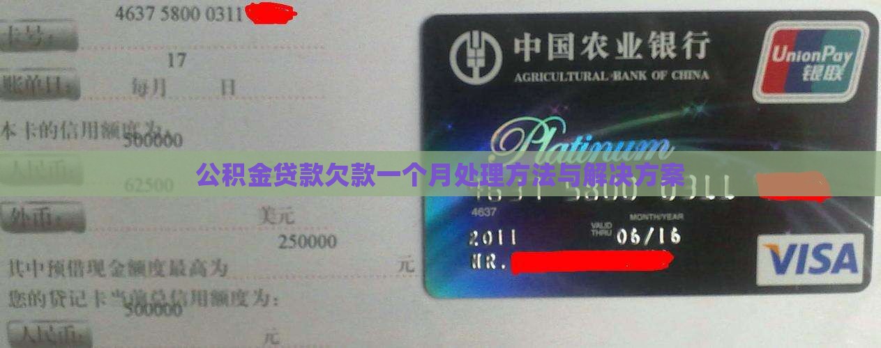公积金贷款欠款一个月处理方法与解决方案