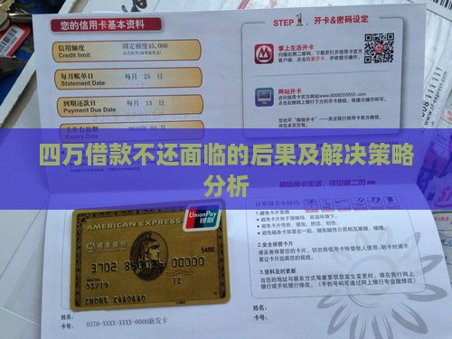 四万借款不还面临的后果及解决策略分析